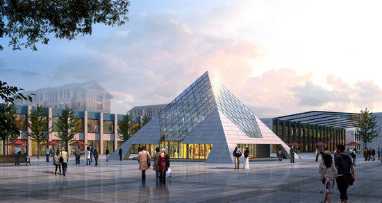 大兴安岭金字塔网架